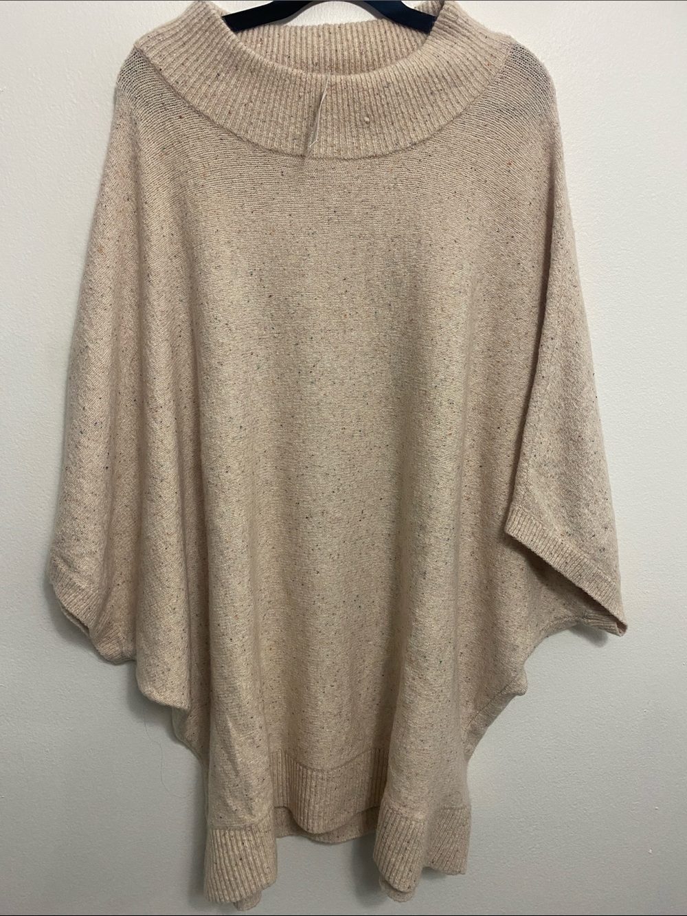 GAP Cream Knit Poncho Sweater